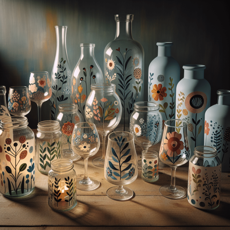 Simple Glass Painting Ideas