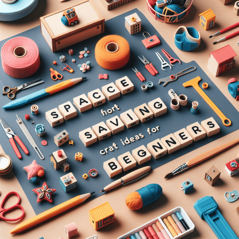 Space-saving Craft Ideas for Beginners