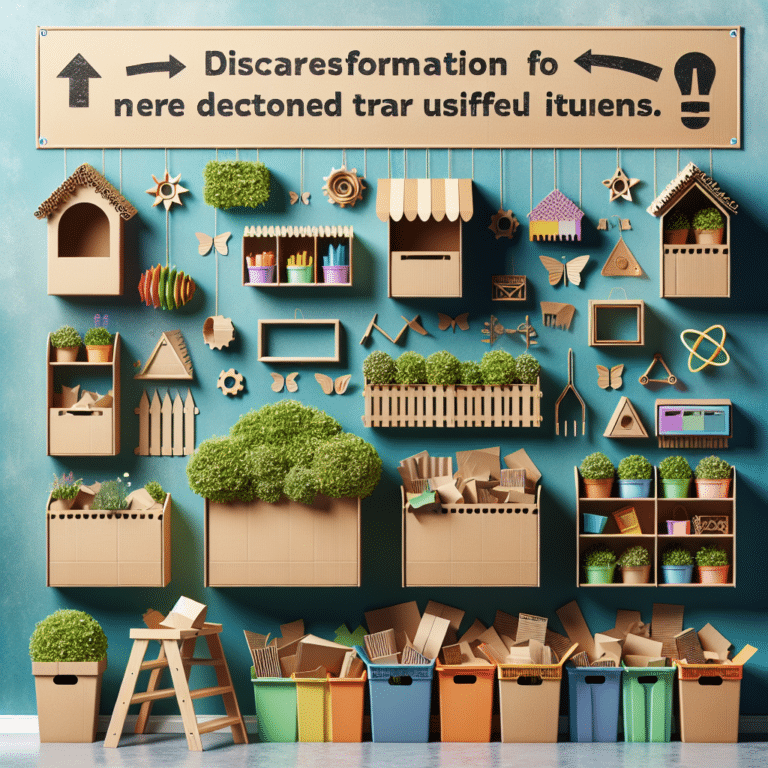 Beyond the Trash Bin: Recycling Cardboard Boxes Ideas
