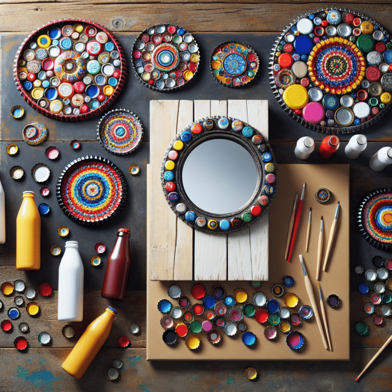 Easy DIY Bottle Cap Crafts