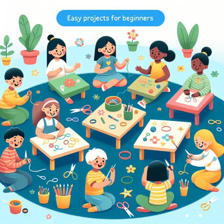 Crafting with Kids: Easy Projects for Beginners