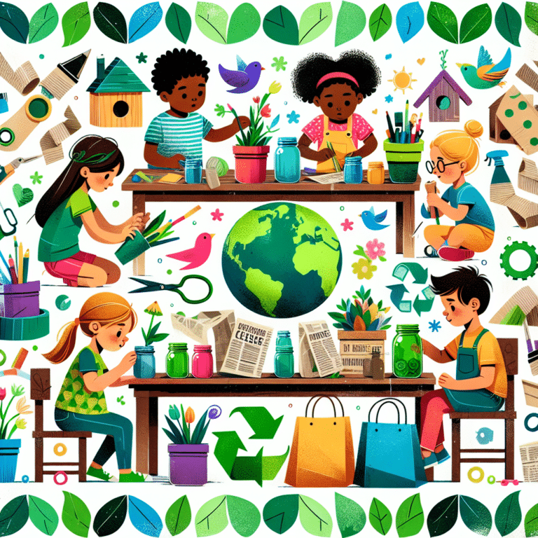 Teaching Kids About Sustainability: DIY Recycling Projects